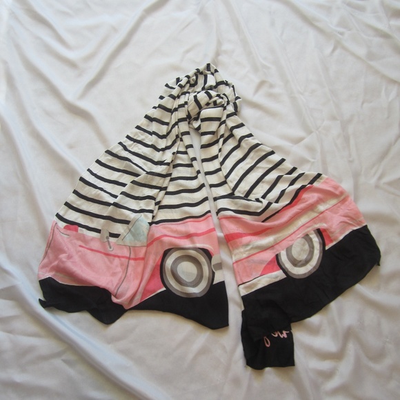 kate spade Accessories - Kate Spade Off We Go Convertible Stripe Scarf